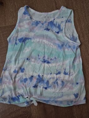 The Children's Place Pastel Tie-Dye Knot Tank - Blue, Mint, Pink